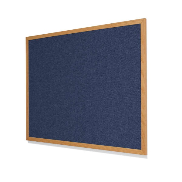 Guilford of Maine FR701 Baltic Cork Board with Narrow Red Oak Frame